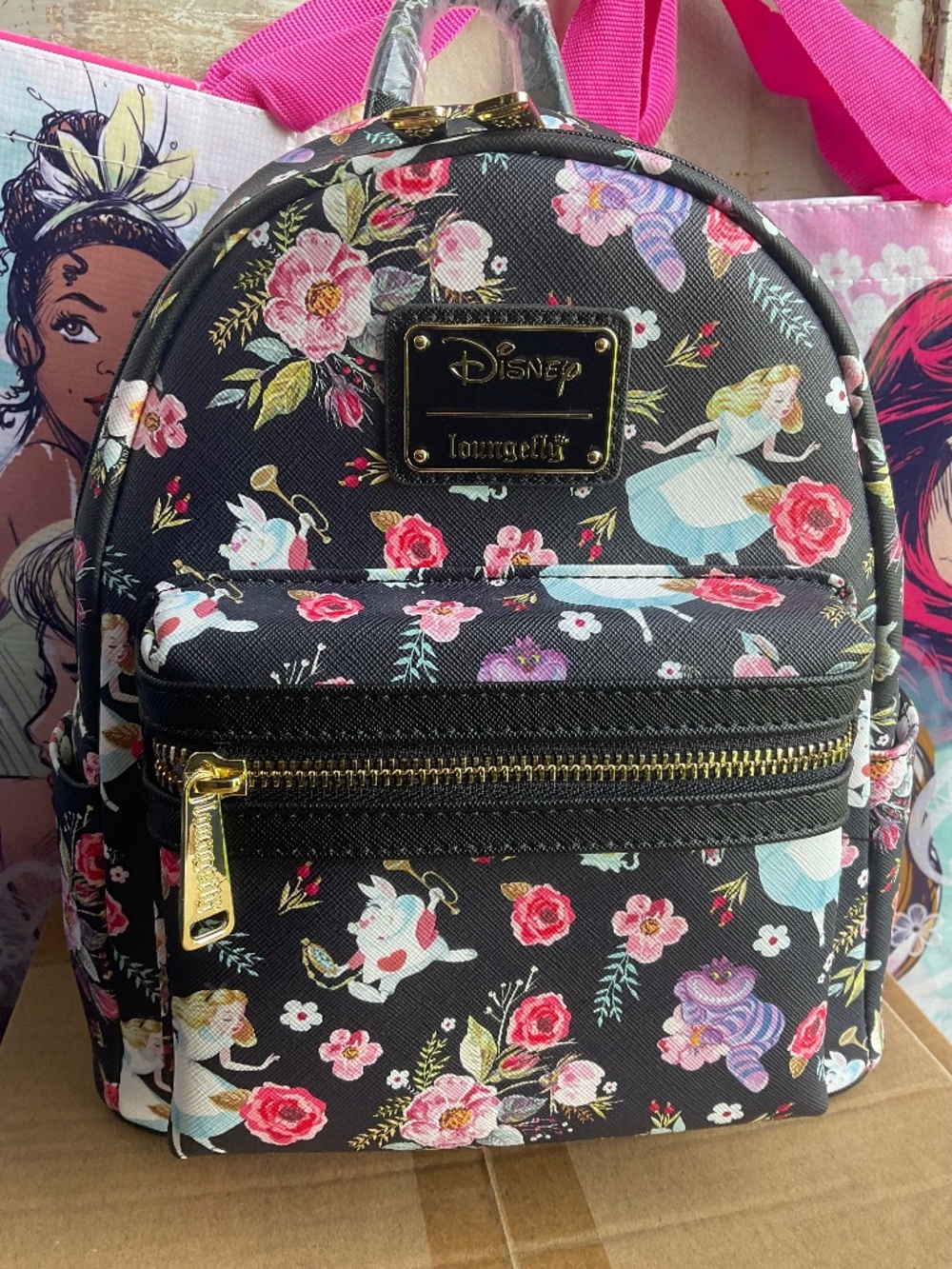 Disney Alice in Wonderland LOUNGEFLY NWT